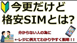 今更だけど格安SIMとは？ わからない方にもわかるようにレジに例えて説明！！