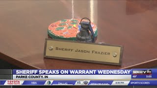 Parke County Sheriff speaks on Warrant Wednesday program