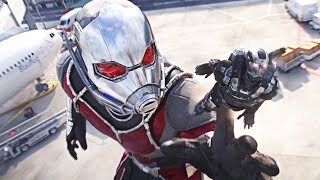 Captain America Civil War | Giant-Man Scene 'Something Big' Airport Battle - 4K IMAX
