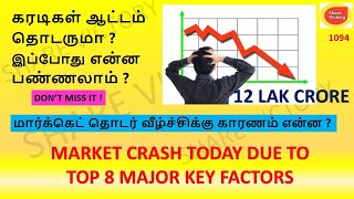 மார்க்கெட் தொடர் வீழ்ச்சிக்கு காரணம் என்ன ? |Why market is down today| Market crash | share victory