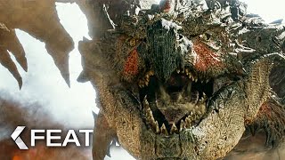 Rathalos Attack - Game vs. Movie Comparison - MONSTER HUNTER Featurette (2020)
