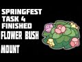 Prodigy Math Game | Finishing Task 4 of 2022 Springfest! (Flower Bush Mount)