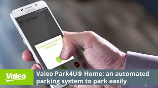 Valeo Park4U Home, a trained parking assistance system | Valeo