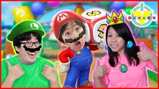 SUPER MARIO PARTY Review! LOSER GETS PUSHED IN THE POOL ! Let's Play with VTubers Ryan Mommy & Daddy