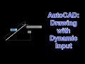 Drawing with Dynamic Input in AutoCAD