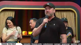 Burnie Burns Goes Ballistic Upon Entering the Final Rooster Teeth Livestream | #