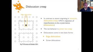 Geodynamics - Lecture 12.3: An atomic view of viscosity