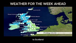 WEATHER FOR THE WEEK AHEAD 11-1-24 UK WEATHER FORECAST Cloudy for many this afternoon #ukweather