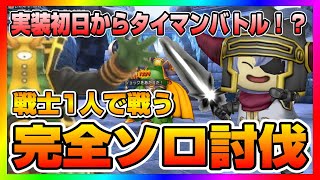 【ドラクエ10】タイムマスター完全ソロ討伐(戦士視点)【ドラクエ10オンライン】