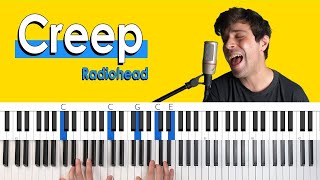 How To Play “Creep” by Radiohead [Piano Tutorial/Chords for Singing]