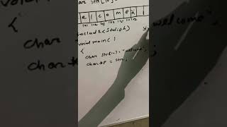 Reverse the string in C using pointer