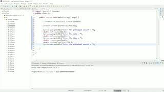 || 11 || Write a java program to calculate Simple Interest |How to calculate Simple Interest in Java