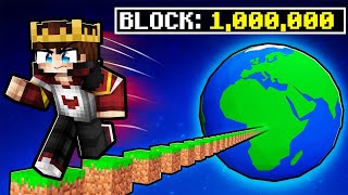 Minecraft'ta 1,000,000 BLOK YÜRÜMEK😱 - Minecraft