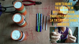 Mike tiksay fish hunting v#11 2nd tutorial paggawa Ng tiksaydart in my own version