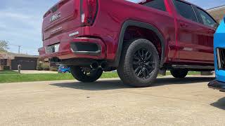 AWE 0FG Catback Exhaust 2022 GMC Sierra