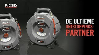 RIDGID FlexShaft® reinigen aan hoge snelheid