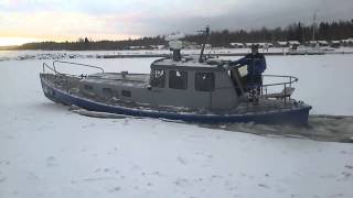 Valmet 411 in ice (part 1)