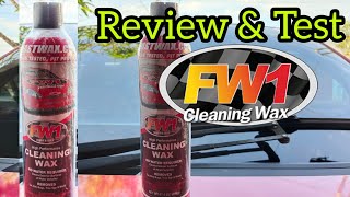 FW1 Cleaning wax Test and review - Fastwax