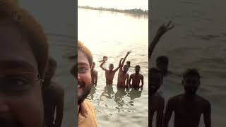 Hajipur Konhara Ghat Pe Masti #shortvideo #hajipur #my_first_vlog @navya.kushwaha0001