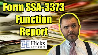 How to Complete the SSA Function Report