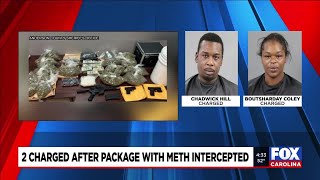 2 charged in Anderson County after package with meth intercepted