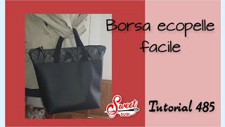 👜 Borsa in ecopelle e cerniera facilissima Tutorial 485 Sweet Susi