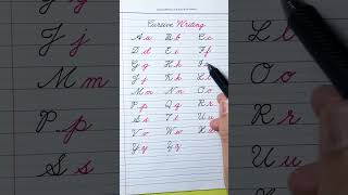 Cursive Writing a to z | Cursive abcd | Cursive Handwriting | Cursive Writing abcd | Capital & Small