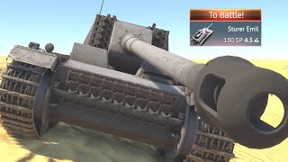 128MM MAUS CANNON ON A SPG (War thunder Gameplay)