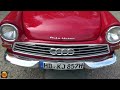 1964 dkw f12 convertible exterior and interior classic gala schwetzingen 2016