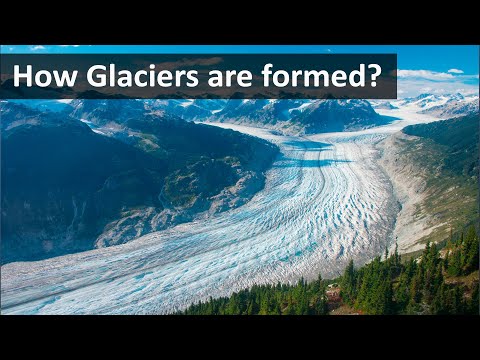 Where are the glaciers found?