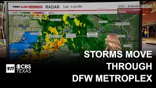 Flash flooding threatens North Texas as storms move through