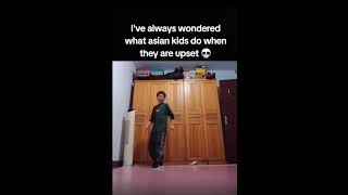 Wonder what Asian kids do when there upset#funny