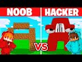 NOOB vs HACKER: I Cheated In an Alphabet Lore Build Challenge!