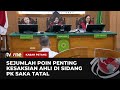 Ahli Hukum Pidana Sampaikan Pandangannya di Sidang PK Saka Tatal | Kabar Petang tvOne