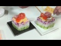 オリンピックの超簡単レシピ　ひなまつり寿司ケーキの作り方 how to make sushi cake