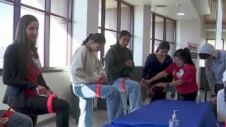 Pittman High School students learn to stop trauma victims from bleeding out