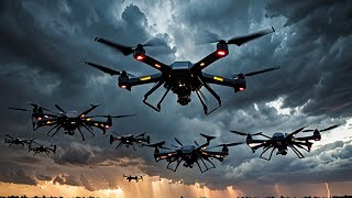 Creepy Military Drone Swarm