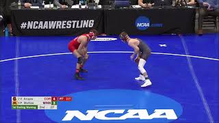Michael McGee vs Vito Arujau ( Cons.Semifinals ) 125 lbs | 2022 NCAA Wrestling Championshis