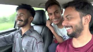 VLOG #1 MUKTSAR TO CHANDIGARH | JASHAN HOWEA 1 RUN BNA K OUT😂 | USE 🎧 | KARAM RAKHRA