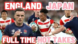 ENGLAND v JAPAN | FULL TIME HOT TAKES