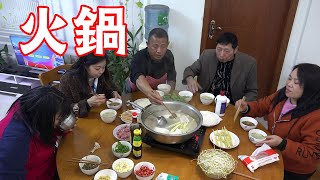 五哥提來羊肉，劉老九做成原味羊肉湯鍋，綠色禦寒有營養【竹海劉老九】