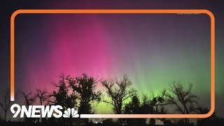9NEWS viewers send incredible photos of aurora borealis over Colorado