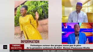 OM TV:#Bintou Flamousso Diallo la première nationale au BAC actuellement à Johanesburg