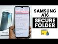 How to Create Secure Folder In Samsung A16 | Setup Secure Folder