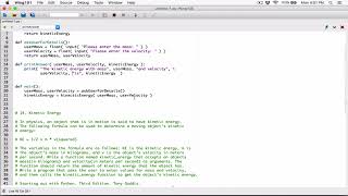 5.14. (Part 2) Kinetic Energy - Python