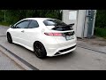 tegiwa 70mm cat back exhaust honda civic type r fn2