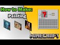 How to make painting in Minecraft? | Crafting Tutorial