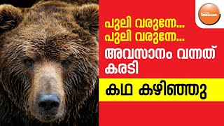 പുലി വരുന്നേ... പുലി വരുന്നേ..., അവസാനം വന്നത് കരടി; കഥ കഴിഞ്ഞു