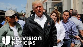 En un minuto: Trump advierte a Puerto Rico que la ayuda no puede quedarse para siempre