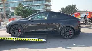2023 Black On Black Tesla Model Y Performance Delivery